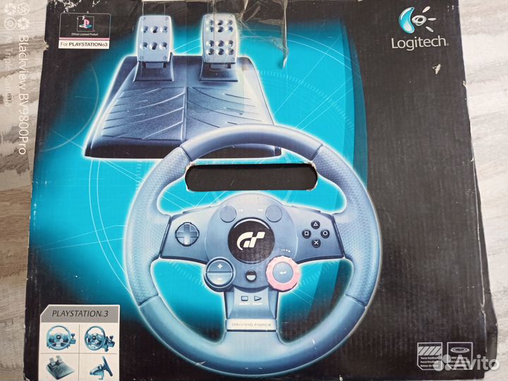 Игровой руль logitech driving force gt