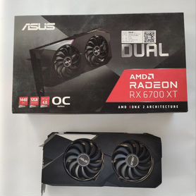 Видеокарта asus dual RX6700XT O12G