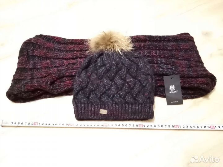 Комплект шапка и Снуд женский