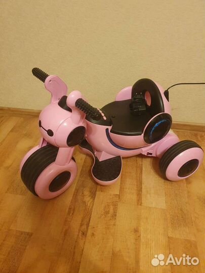 Детский электромотоцикл HL300 Pink