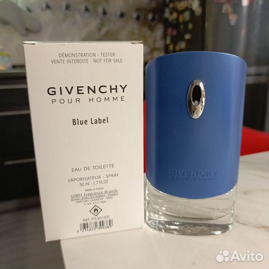 Givenchy blue label pour homme 50 мл