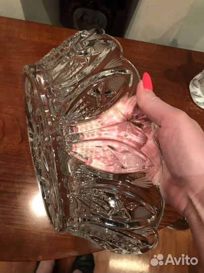 Хрустальная ваза времен СССР