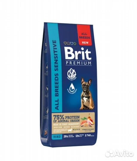Brit Premium Dog Adult Sensitive сухой корм