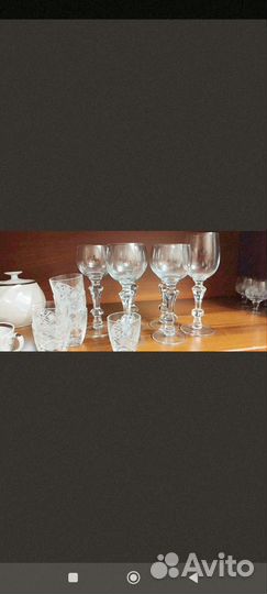 Хрусталь, чайный сервиз