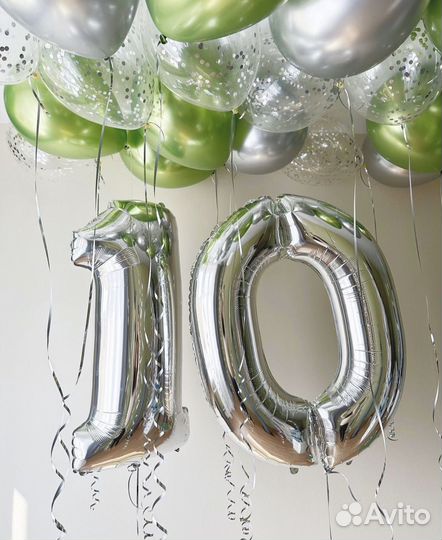Воздушные шарики с гелием на заказ на праздник