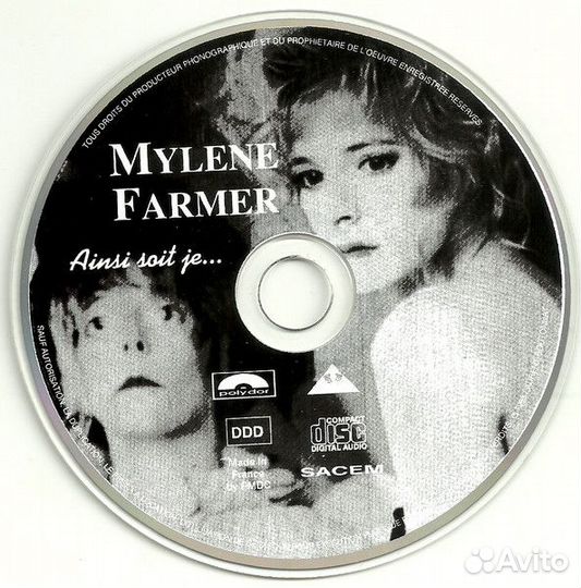 Лот 3 CD Mylene Farmer (Rus) unofficial release