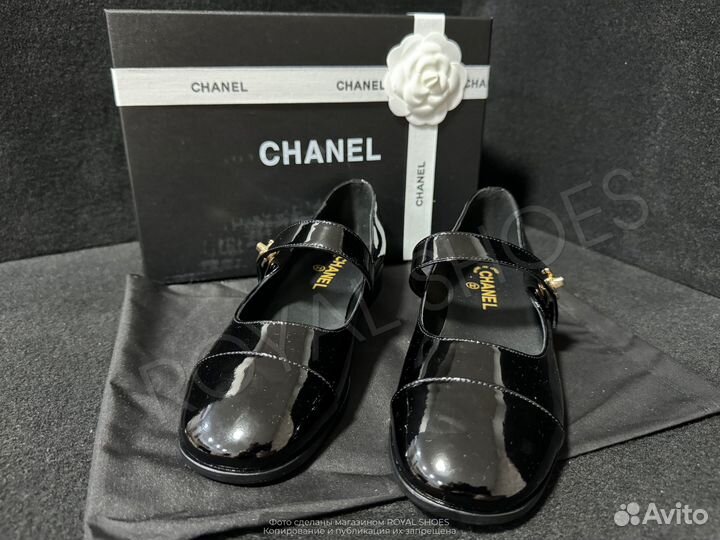 Туфли босоножки женские Chanel Mary Janes