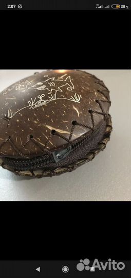 Кошелек из кокоса