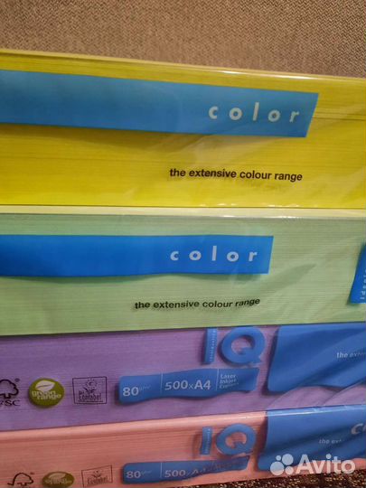 Бумага a4 цветная