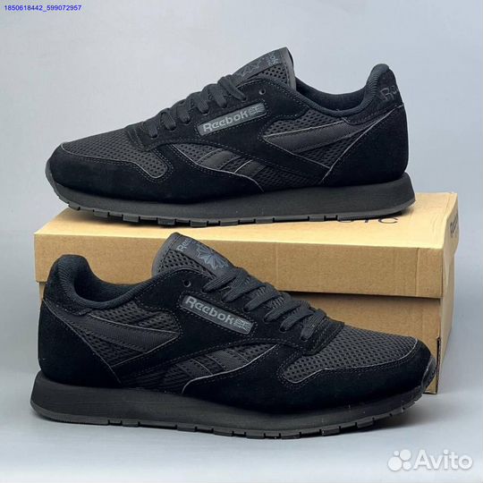 Кроссовки Reebok Classic Black (Арт.67312)