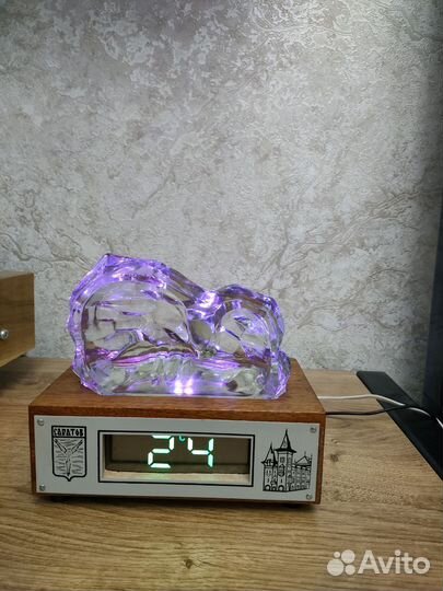 Ночник Грот с часами