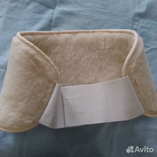 Пояс согревающий из овечьей шерсти на поясницу