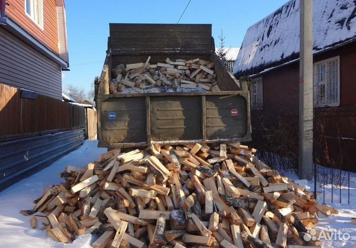 Сухие березовые дрова