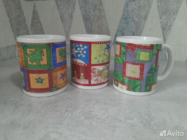 Кружки чашки новогодние