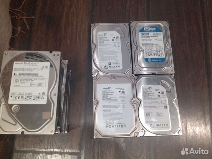 Жесткие диск 10 штук 500gb, 320gb