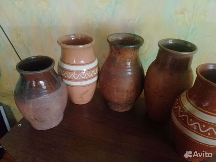 Глиняная крынка