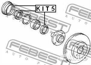 Сальник ступичный ремкомплект 50.5x66.05x7.5x12