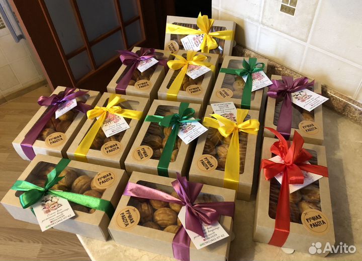 Орешки со сгущёнкой