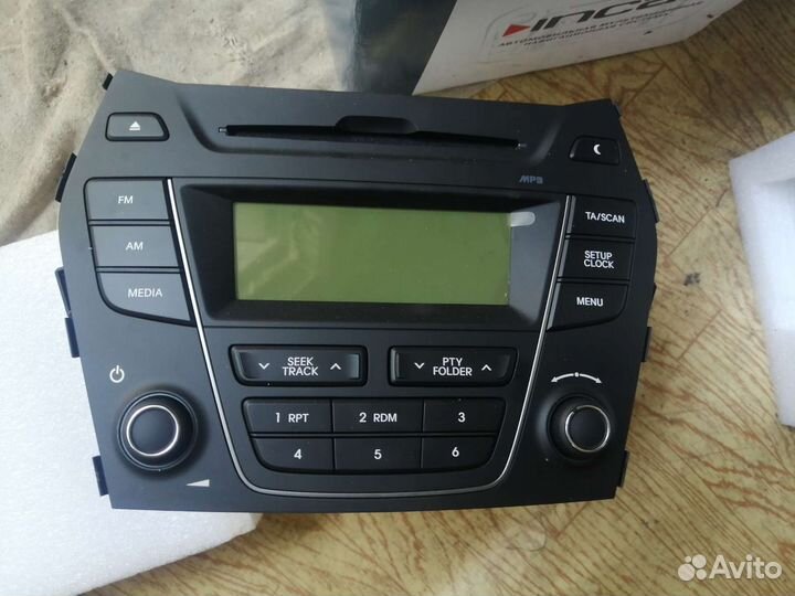 Штатное головное устройство hyundai santa fe