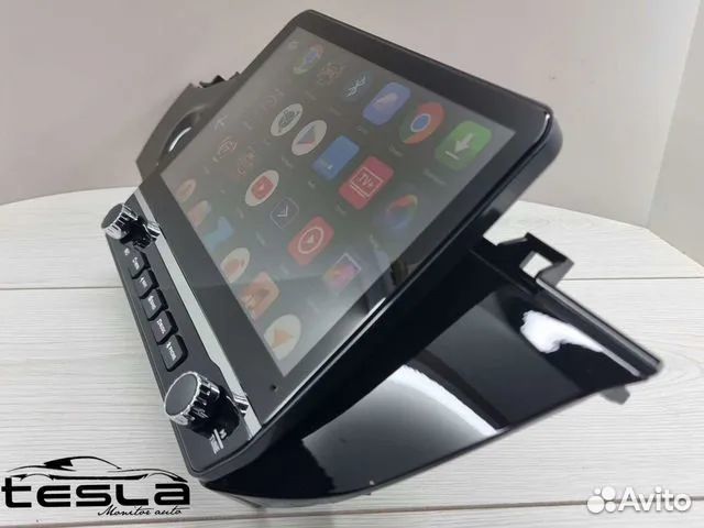 Магнитола в стиле Тесла Kia Rio 4 Рио android 10