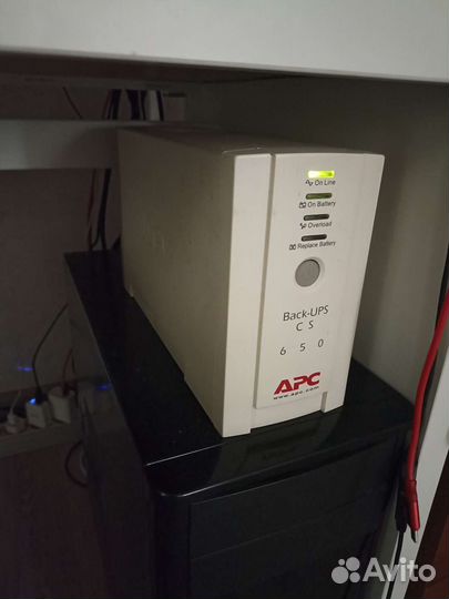 Ибп APC CS 650 + новая акб B.B.Battary