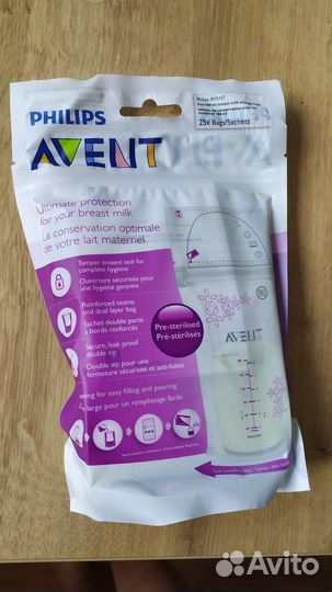 Пакеты для молока avent новые