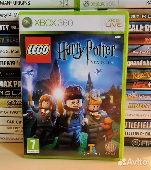 Lego Harry Potter 1-4 на Xbox 360 Лицензия