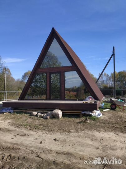 Построить каркасный дом в стиле А-Фрейм