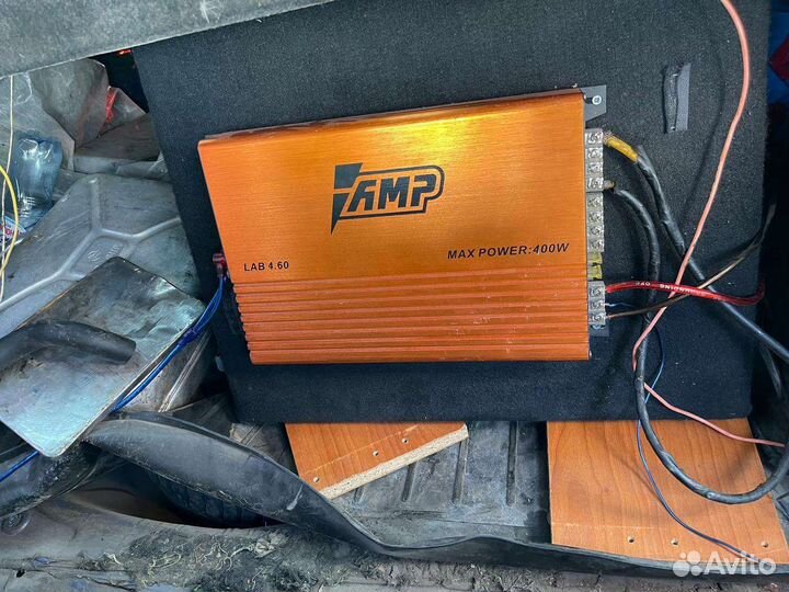 Сабвуфер и усилитель