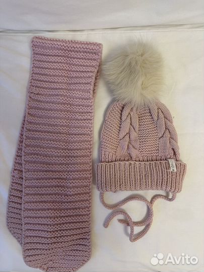 Комплект шапка и шарф