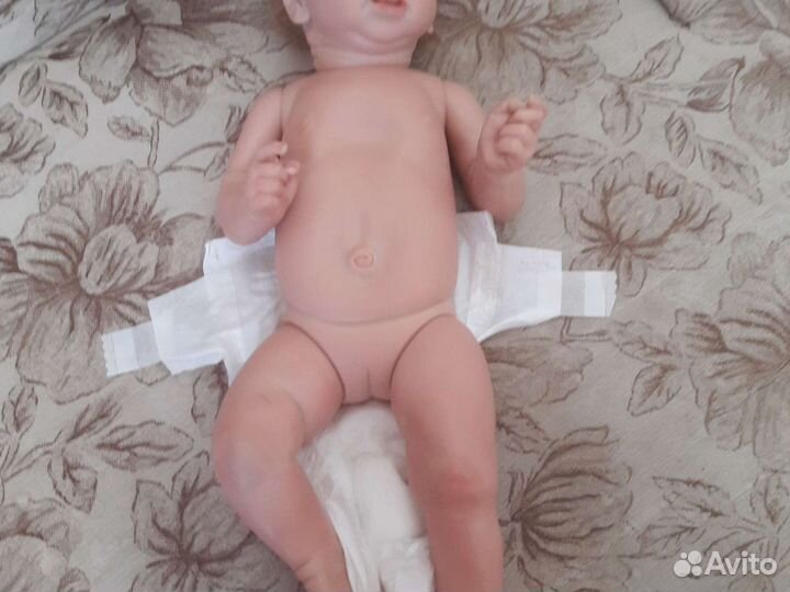 Кукла реборн полностью силиконовая девочка
