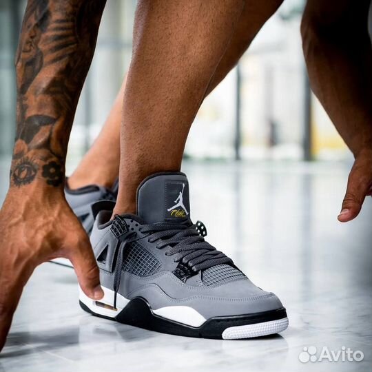 Кроссовки Air Jordan 4 Cool Grey (36-45)