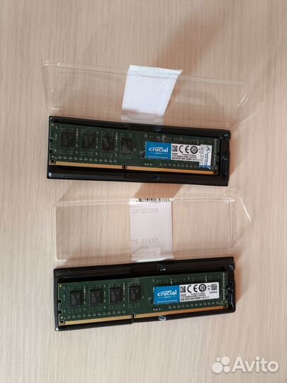 Crucial Оперативная память DDR3 8 гб (2 по 4 гб)