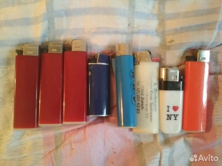 Пепельницы, Зажигалки пустые. Прошлый век