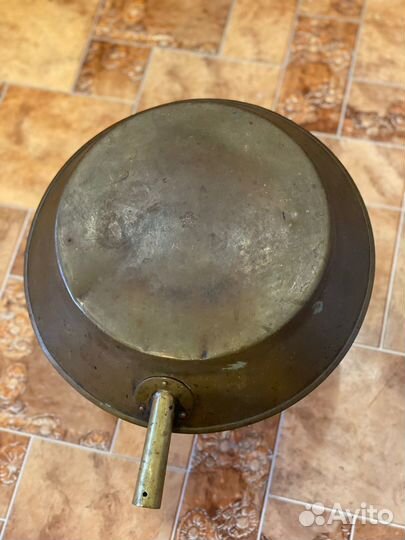 Латунная сковорода. таз для варенья