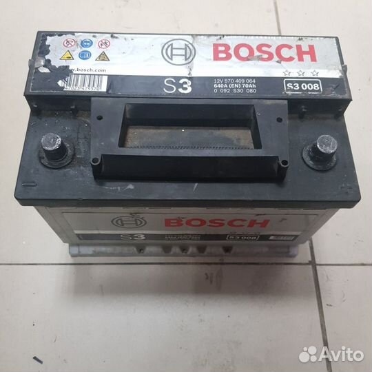 70 Ач аккумулятор б/у Bosh S3 008