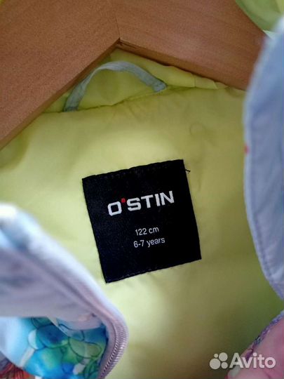 Облегчённый пуховик 122 рост Ostin
