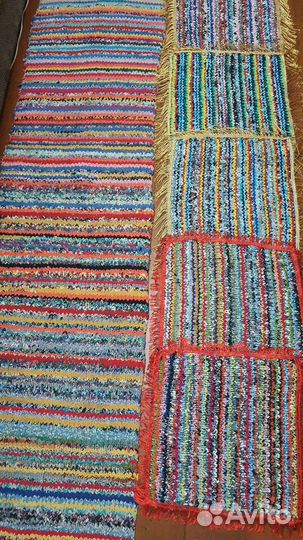 Коврики, дорожки трикотажные. Ручная работа