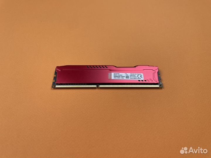 DDR3 8 GB 1866 mhz HyperX Fury red для пк Новая