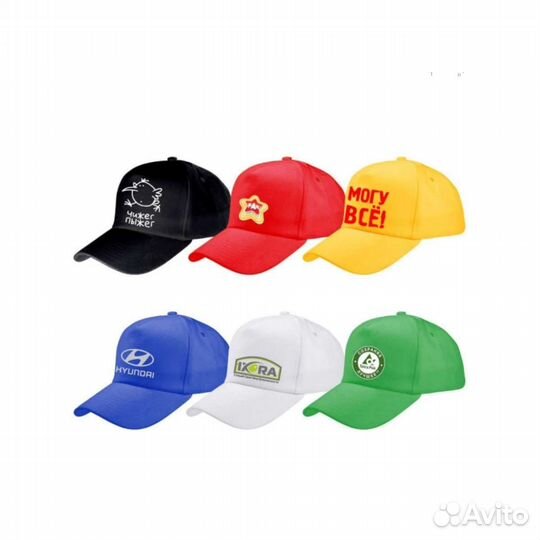Кепка, бейсболка+печать логотипа, опт
