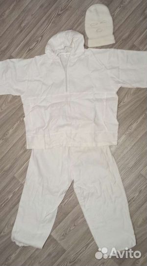 Маскхалат белый х/б