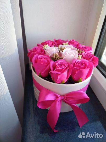 Буклеты из мыльных роз в наличии