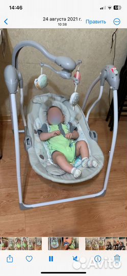 Детские электронные качели