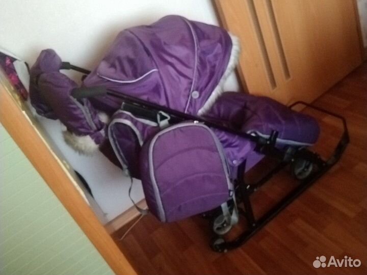 Санки коляска ника 7 5