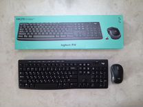 Комплект клавиатура и мышь, беспроводные Logitech