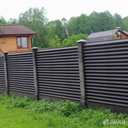 Забор жалюзи