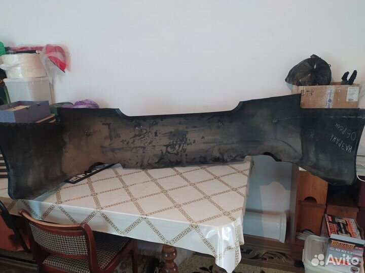 Бампер задний infinity m35 рестайл с парктрониками