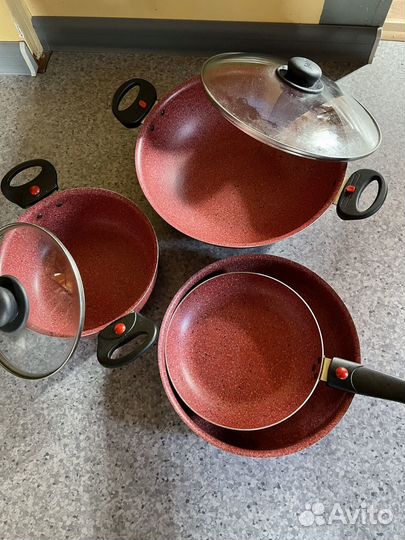 Jarko набор посуды сковородка казан
