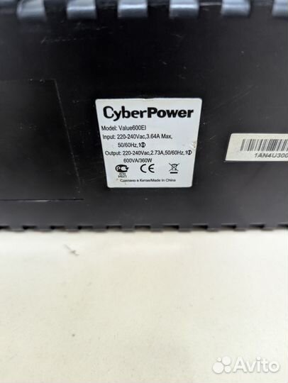 Ибп cyberpower value600ei