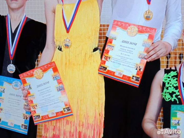 Платье для бальных танцев юниоры 1